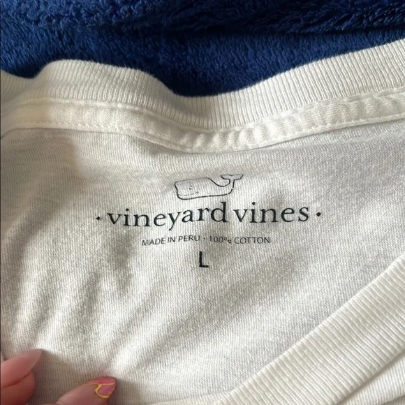 Vineyard Vines Men's White Long Sleeve Shirt - Picture 3 of 4
